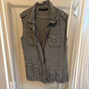 Tinsel Gray Sleeveless Vest